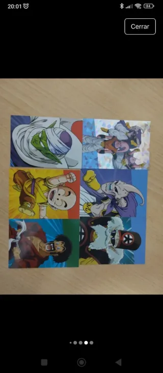 Cartas Dragon Ball