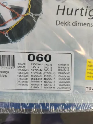 Cadenas para nieve de coche