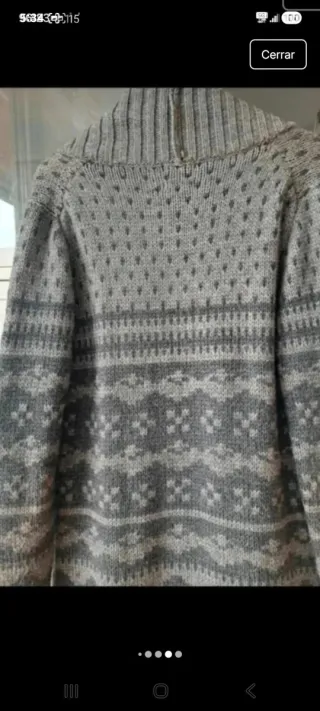 Chaqueta punto Massimo Dutti gris