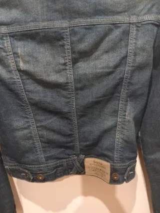 Cazadora vaquera corta mujer