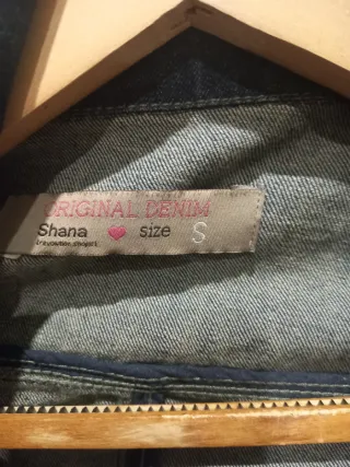 Cazadora vaquera corta mujer