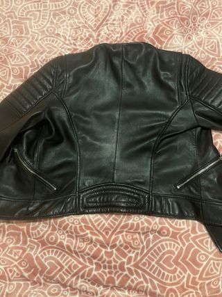 Cazadora Zara Negra Poliéster