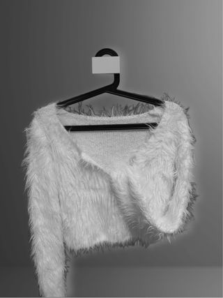 Camisa peludita manga larga talla única