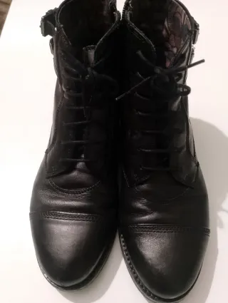 Geox Polacchino Nero Pelle