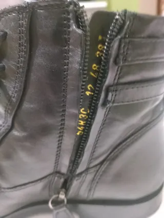 Geox Polacchino Nero Pelle