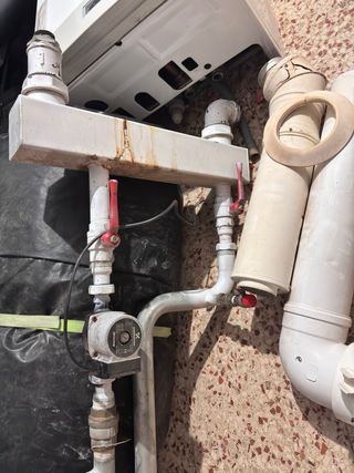 Caldera de gas natural Roca