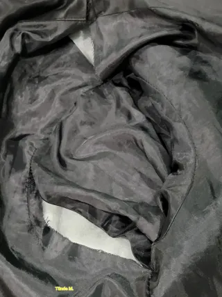 Chaqueta Mujer Negra Capucha Talla XXL