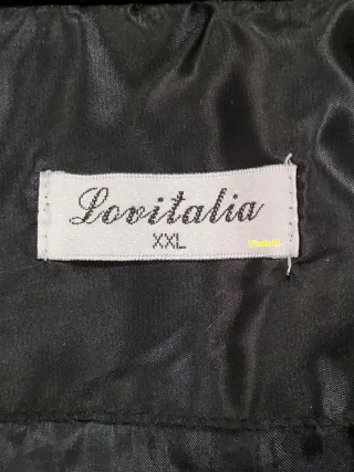 Chaqueta Mujer Negra Capucha Talla XXL