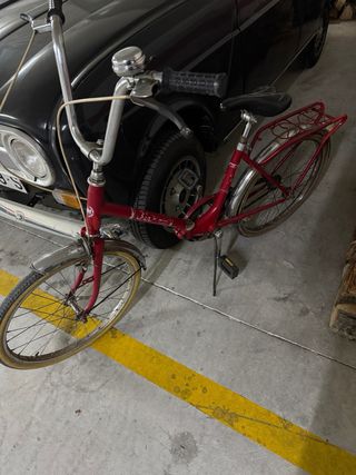 Bicicleta BH plegable años 70 espectacular