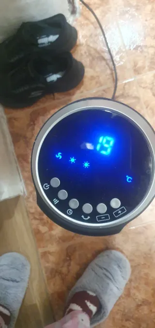Calefactor digital 19°C