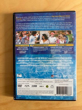 DVD High School Musical 2 Edición Extendida