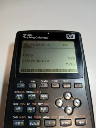 Calculadora HP 50g Gráfica
