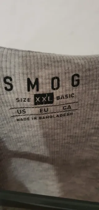 Camiseta sin mangas gris