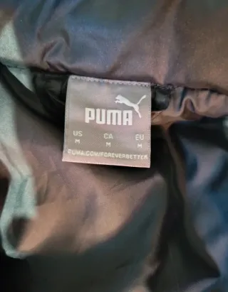 Chaqueta Puma TeamLIGA Padded Jack negra.