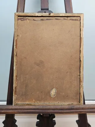 Cuadro Venecia Siglo XIX Firma a estudiar