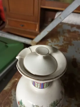 Coppia Vasi Cinesi Decorati