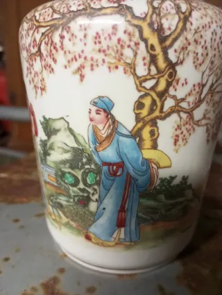 Coppia Vasi Cinesi Decorati