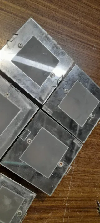 Faretti da incasso in vetro e metallo