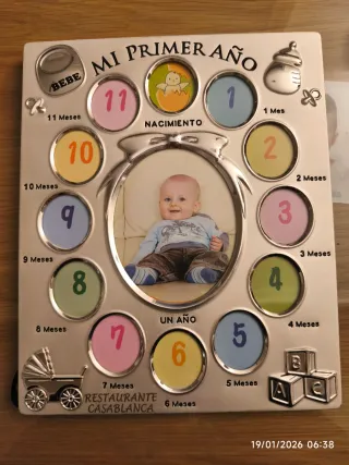 Marco fotos Mi Primer Año bebé