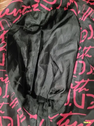 Chaqueta Mujer Negra Capucha Talla L