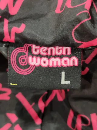 Chaqueta Mujer Negra Capucha Talla L