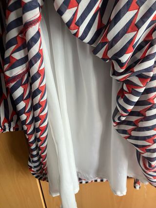 Vestido estampado geométrico