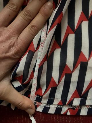 Vestido estampado geométrico