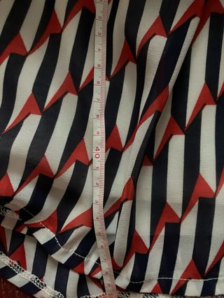 Vestido estampado geométrico