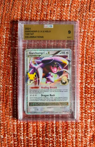 Carta Garchomp C Lv.X Celebraciones Graded 9