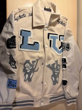 Chaqueta Louis Vuitton Beige y Azul