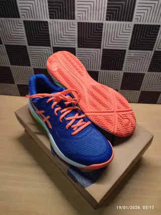 Zapatillas Asics Azul y Naranja