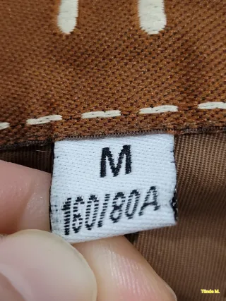 Chaqueta Mujer Marrón Capucha Talla M
