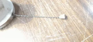 Portalampada ceramica con catena