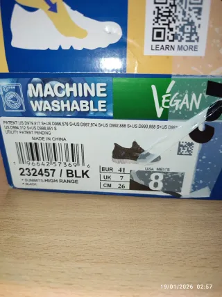 Zapatillas Skechers Negras y Azules