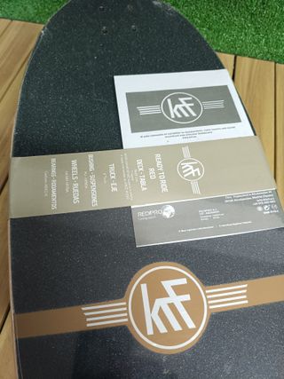 Skateboard KRF Surf Skate Ready TO Ride Red 78,74x26,04mm