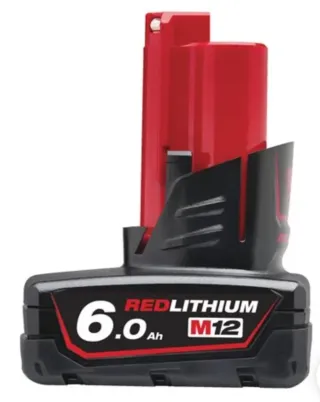 Batería Milwaukee M12 6.0 Ah REDLITHIUM