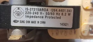 Motore ventola forno alta temperatura