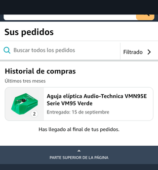 Nueva! Aguja Audio Technica AT VMN95E