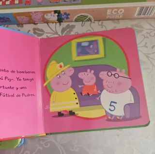 Lote Puzzles y Cuentos Peppa Pig