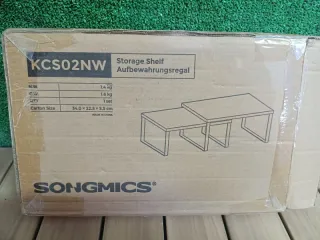 SONGMICS KCS02NW Estante para Especias, Juego de 2