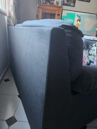 Sofá de 2 plazas gris