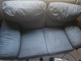 Sofá de 2 plazas gris