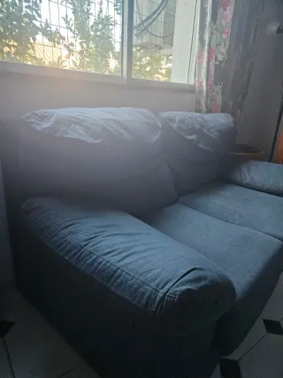 Sofá de 2 plazas gris