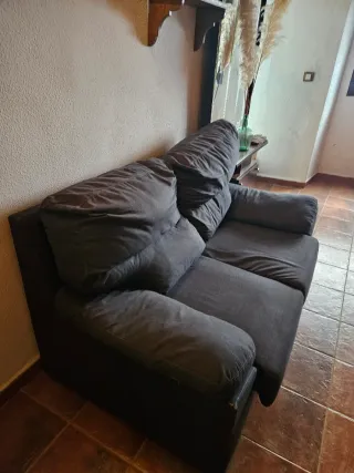 Sofá de 2 plazas gris