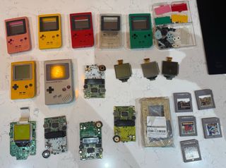 Lote Nintendo Game Boy Pocket Carcasas placas
