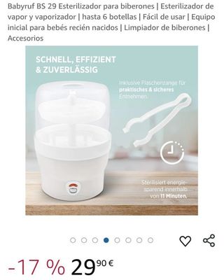 Esterilizador para biberones Babyruf