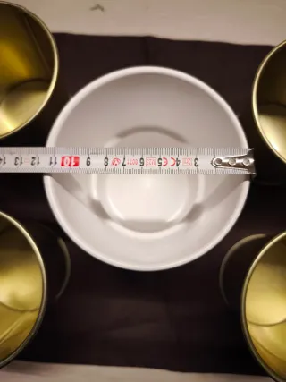 Set 4 vasetti metallo + 1 ceramica ikea