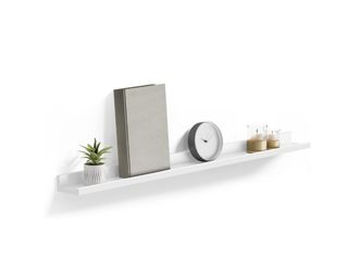 SONGMICS LWS46WT Estante de Pared, Estante Flotante, 110 cm