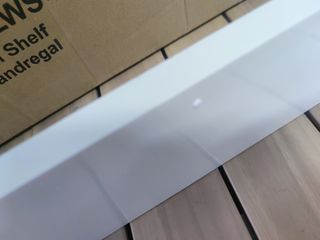 SONGMICS LWS46WT Estante de Pared, Estante Flotante, 110 cm