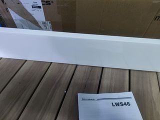 SONGMICS LWS46WT Estante de Pared, Estante Flotante, 110 cm